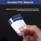 16pc Transparent Pvc Protective Card Sleeves Social Security Id credit Card