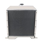 Alloy Radiator 3 Row Fit Case 1840 1845c Diesel Motor Skid Steer Loaders Tractor