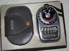 Weston Master Iii Exposure Meter W Leather Case  Incident Light Adapter  New