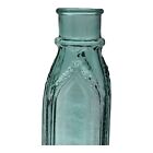 Antique 11 5 Tall Cathedral Pickle Jar Bottle Aqua Blue Green Glass Vintage 