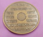 58 Year Alcoholics Anonymous Aa Bronze Medallion Coin Sobriety Chip Fifty Eight 