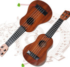 17  Kids Ukulele Guitar - 4-string Educational Toy For Beginners  mahogany 