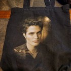 Twilight Saga New Moon Jacob Or Edward Two Sided Canvas Tote Bag Y2k 
