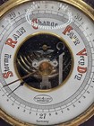 Sure 4cast Germany Wall Barometer Wood Frame Ship Nautical Antique