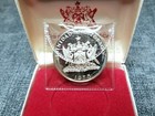 Silver 1975 Trinidad   Tobago Proof  10 Coin  1 04ozt Asw  42mm W  Case   Coa  2