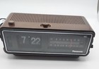 Panasonic Rc-6253 Fm   Am Flip Clock Radio Vintage