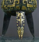 10  Old Chinese Western Zhou Dynasty Bronze Ware Wrong Gilt Sacrificial Vessel