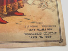 Unique Victorian Christmas Trade Card  jos  W  Kay  Slippers And Shoes  