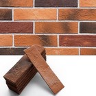 Red Faux Brick Wall Tiles  3d Thin Brick Veneers For Indoor Outdoor More Orange