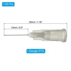 Blunt Tip Dispensing Needles  100 Pcs 0 5 Inch 27g Industrial Liquid Dispenser