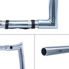 Chrome 16  Prewired Handlebar 1 25  25mm For 2016-2023 Road Glide   spike Corner