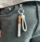 Keychain Cigarette   Beer Glass Charm Fashionable Casual Gift For Men   Women