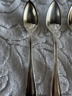 5 Vintage 1847 Rogers Bros Silverplate 6   fruit Spoons Mcm