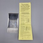 Simflex Expanding Sewing Gauge Measuring Tool For Sewing Pleats Tucks Buttons
