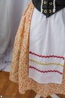 Alpine Woman Costume Medium Yellow Dirndl Octoberfest German Bavarian