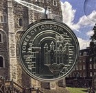2020 Royal Mint The White Tower Brilliant Uncirculated Uk Five Pounds   5 Coin