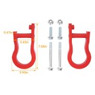 2pcs Front Tow Hooks For Chevrolet Silverado Gmc Sierra 1500 2007-2019  84192871