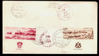 1969 Unique Postal Cover Israel To New York Stamps Front   Back