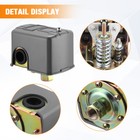 40-60 Psi Adjustable Well water Pump Pressure Control Switch Double Spring Pole