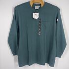 Henley Rasco Fr Flame Resistant Long Sleeve T-shirt Men s  Sz 3xl Green Nwt