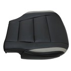 Driver Side Bottom Seat Cover F150 2017-2020 Microfiber Leather Perforated Black