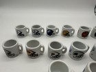 Nfl Football Teams Mini Ceramic Coffee Mugs Team Logo Cups-lot Of 17