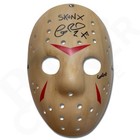 Jason Voorhees Mask Signed Lars Frederiksen Autograph Skunx 666 Horror Punk Band