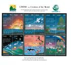 Palau 1992 Bible Stories Creation Of The World Sheet Of 24 Stamps Scott 303 Mnh