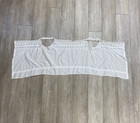 Antique Victorian White Cotton Corset Cover Tank Top Blouse With Embroidery