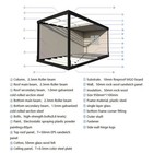Foldable Container Office  Prefab Folding Mobile Home  Field Container House20ft