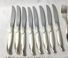 1847 Rogers Bros Flair Silverplate Flatware Set 56 Pc Knives Forks Spoons