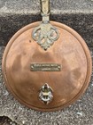 Vintage Long Wood Handle Copper   Brass Bed Warmer  prince George Hotel London 