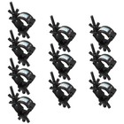 10 Pack Black Truss Clamps For Stage Lights  1 5  Od Aluminum Alloy  Tuv Certifi