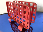 Vtg Mid-century  Lustro Ware Red  Napkin Holder Retro Mcm Plastic Kitchen Kitsch