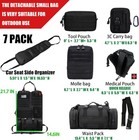 7 Pack Tactical Seat Back Organizer Truck Organizer With 6 Detachable Pouches Un