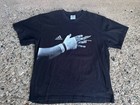 Vintage New Zealand All Blacks Adidas T-shirt Mens Xl Black Rugby Sports Y2k