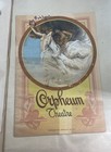 Lot 2 Antique C 1916 California Theater Programs Orpheum   Mission Ephemera Vtg