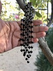 925 Silver   Original Ebony 108 1 Beads 6 Mm Natural Karungali Malai Mala Rosary