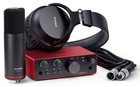 Focusrite Scarlett Solo Studio 4th Gen Recording Interface mic stand pop Filter