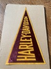 Vintage Harley Davidson Race Pennant Knuckle Pan Flat Head Ama Indian