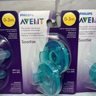 Phillips Avent Pacifier Soothie 0-3 Months Bpa Free Set Of Three 2 Packs        