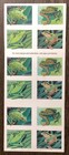 Full Booklet Of 20 Forever 2019 Frog Stamps Sc  5395-98 Mnh
