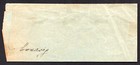 Denmark 1919 Scott   88a Bisect 40rg Blue Perf 14 X 14 1 2