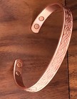 Braided Design Pure Copper Magnetic Bracelet Arthritis Pain Therapy Energy Cuff