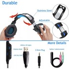 Gm-3 3 5mm Gaming Headset Mic Headphones Stereo Surround For Ps5 Ps4 Pc Xbox One