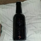 Budweiser Embossed Glass Beer Bottle Breweriana Advertising Bottle Collectible