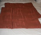 Futei Rust Chenille Throw Pillow Covers 24  X 24  With Zippers Set Of 2