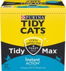 Purina Clumping Cat Litter  Tidy Max Instant Action Multi Cat Litter - 38 Lb    