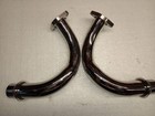 Yamaha Rd400e Rd400f  2r9 1978-1980 Polished Stainless Steel Exhaust Downpipes