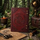 Dragon Embossed Leather Journal Set Of 5 Vintage Writing Diary Sketchbook Gift